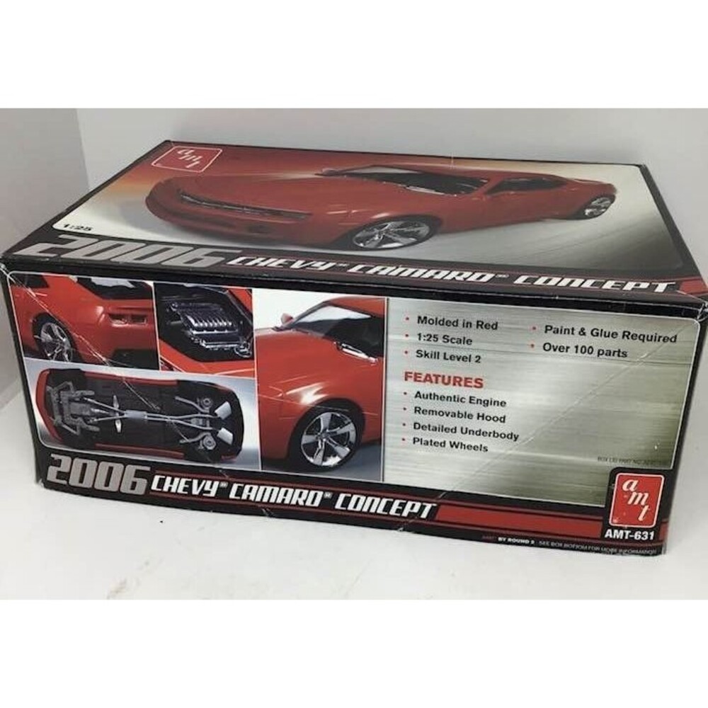 2006 Chevy Camaro Concept Car Plastic Model Kit AMT 1:25 631 Skill 2 PARTS - Picture 3 of 8